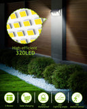 IP66 OUTDOOR PIR SOLAR LED SUPER LIGHTS BRIGHT 320 LED 2 PACK FLOOD LIGHT A+++ ENERGY RATING